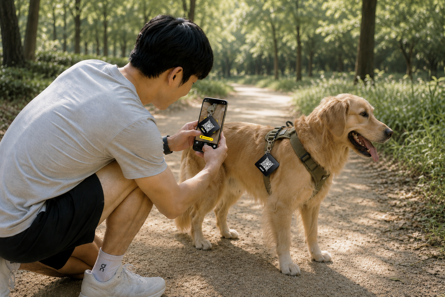 QR 태그 스캔 시연