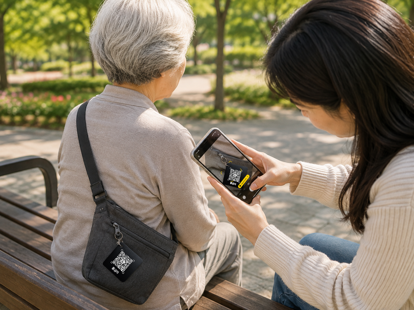 QR 태그 스캔 시연